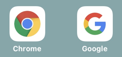 Google ChromeとGoogleアプリ